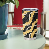 Aloha Melemele Hibiscus Pikake Lei Tumbler Cup Hawaiian Quilt Pattern LT9 - Polynesian Pride