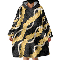 Aloha Melemele Hibiscus Pikake Lei Wearable Blanket Hoodie Hawaiian Quilt Pattern LT9 - Polynesian Pride
