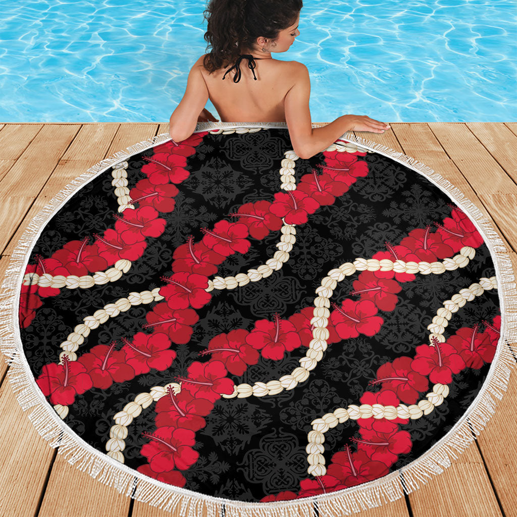 Aloha Ula'ula Hibiscus Pikake Lei Beach Blanket Hawaiian Quilt Pattern
