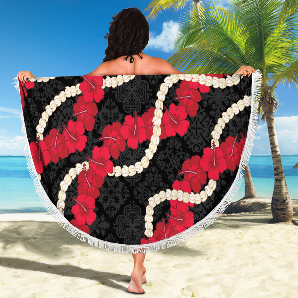 Aloha Ula'ula Hibiscus Pikake Lei Beach Blanket Hawaiian Quilt Pattern