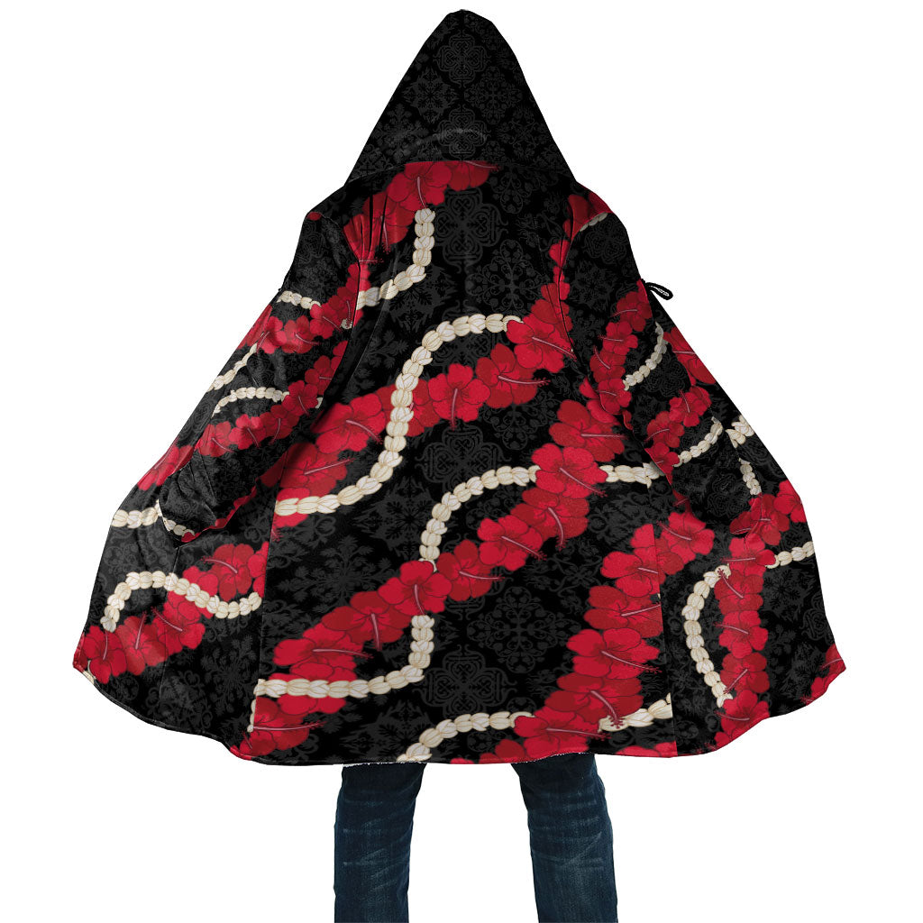 Aloha Ula'ula Hibiscus Pikake Lei Cloak Hawaiian Quilt Pattern