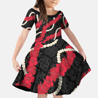 Aloha Ula'ula Hibiscus Pikake Lei Family Matching Summer Maxi Dress and Hawaiian Shirt Hawaiian Quilt Pattern