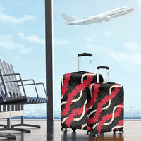 Aloha Ula'ula Hibiscus Pikake Lei Luggage Cover Hawaiian Quilt Pattern