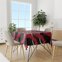 Aloha Ula'ula Hibiscus Pikake Lei Tablecloth Hawaiian Quilt Pattern