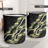 Puakenikeni Anthurium Pikake Lei Laundry Basket Hawaiian Quilt Pattern