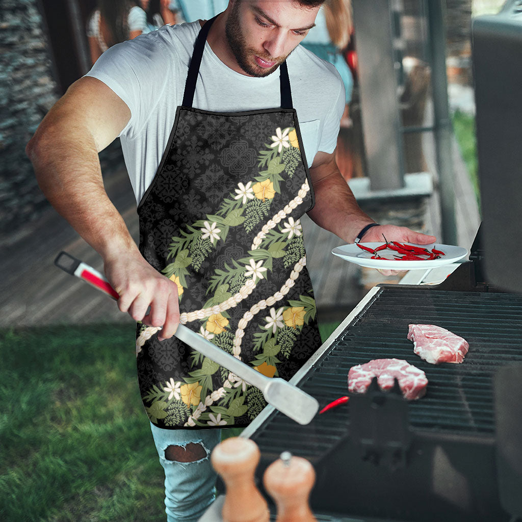 Puakenikeni Anthurium Pikake Lei Apron Hawaiian Quilt Pattern