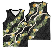 Puakenikeni Anthurium Pikake Lei Basketball Jersey Hawaiian Quilt Pattern