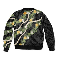 Puakenikeni Anthurium Pikake Lei Bomber Jacket Hawaiian Quilt Pattern