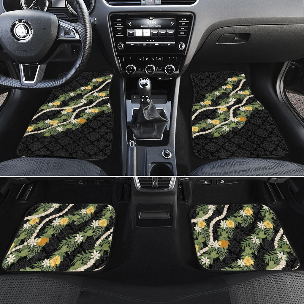 Puakenikeni Anthurium Pikake Lei Car Mats Hawaiian Quilt Pattern
