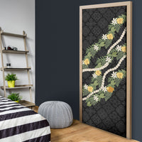 Puakenikeni Anthurium Pikake Lei Door Cover Hawaiian Quilt Pattern