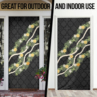 Puakenikeni Anthurium Pikake Lei Door Cover Hawaiian Quilt Pattern