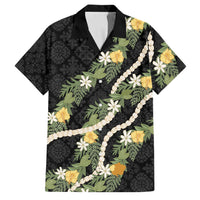 Puakenikeni Anthurium Pikake Lei Family Matching Short Sleeve Bodycon Dress and Hawaiian Shirt Hawaiian Quilt Pattern