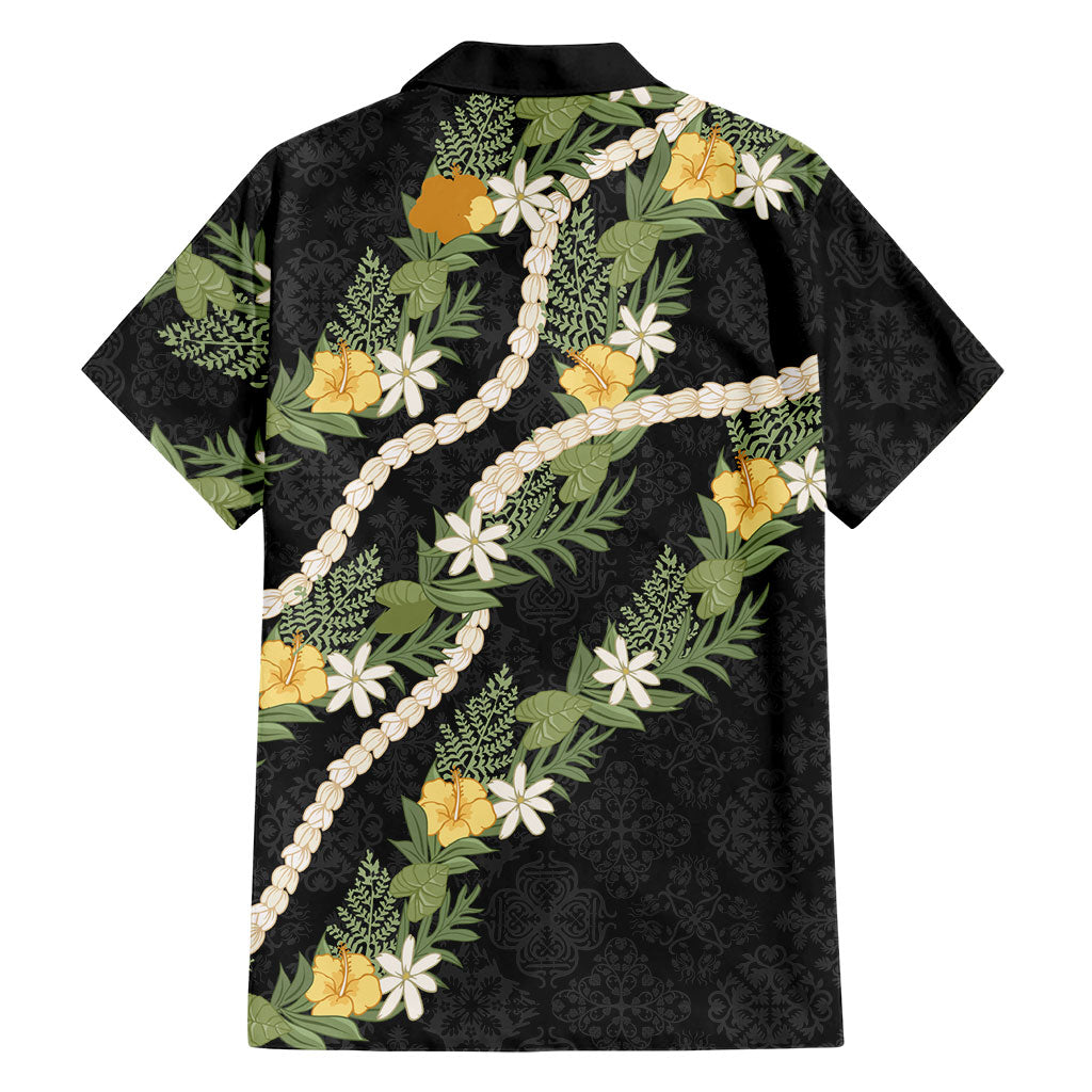Puakenikeni Anthurium Pikake Lei Family Matching Short Sleeve Bodycon Dress and Hawaiian Shirt Hawaiian Quilt Pattern