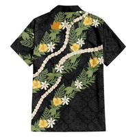 Puakenikeni Anthurium Pikake Lei Family Matching Summer Maxi Dress and Hawaiian Shirt Hawaiian Quilt Pattern