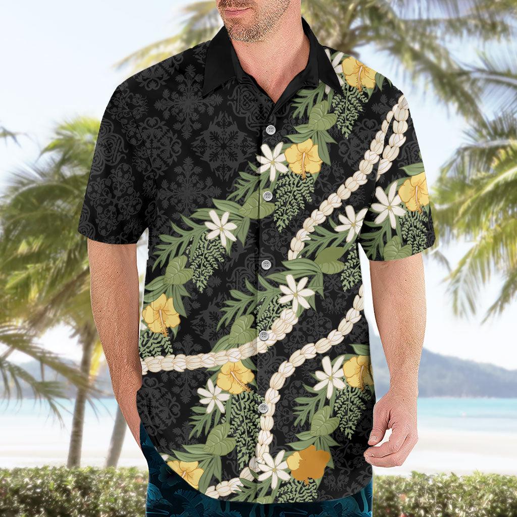 Puakenikeni Anthurium Pikake Lei Hawaiian Shirt Hawaiian Quilt Pattern LT9 - Polynesian Pride