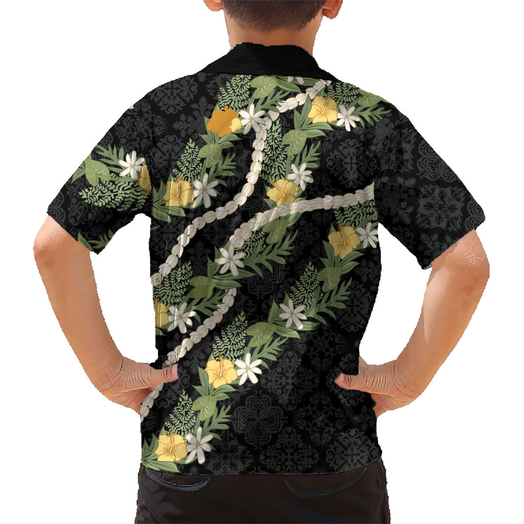 Puakenikeni Anthurium Pikake Lei Kid Hawaiian Shirt Hawaiian Quilt Pattern