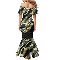 Puakenikeni Anthurium Pikake Lei Mermaid Dress Hawaiian Quilt Pattern LT9 - Polynesian Pride