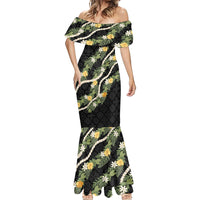 Puakenikeni Anthurium Pikake Lei Mermaid Dress Hawaiian Quilt Pattern LT9 - Polynesian Pride