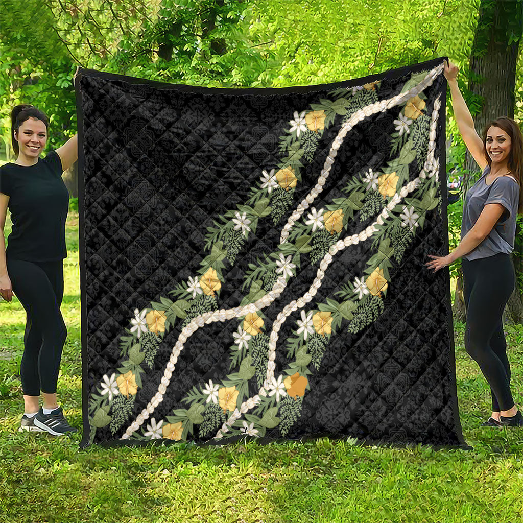 Puakenikeni Anthurium Pikake Lei Quilt Hawaiian Quilt Pattern