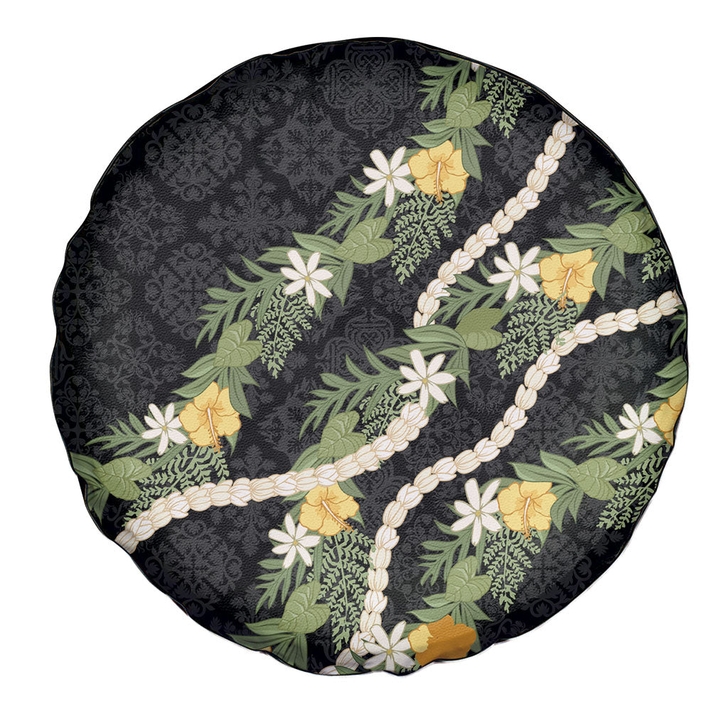 Puakenikeni Anthurium Pikake Lei Spare Tire Cover Hawaiian Quilt Pattern