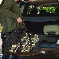 Puakenikeni Anthurium Pikake Lei Travel Bag Hawaiian Quilt Pattern