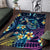 Plumeria Turtles Traditional Tribal Area Rug