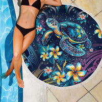 Plumeria Turtles Traditional Tribal Beach Blanket LT9 - Polynesian Pride
