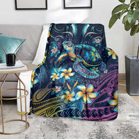 Plumeria Turtles Traditional Tribal Blanket LT9 - Polynesian Pride