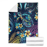 Plumeria Turtles Traditional Tribal Blanket LT9 - Polynesian Pride