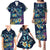 Plumeria Turtles Traditional Tribal Family Matching Puletasi and Hawaiian Shirt