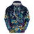 Plumeria Turtles Traditional Tribal Hoodie