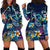 Plumeria Turtles Traditional Tribal Hoodie Dress