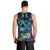 Plumeria Turtles Traditional Tribal Men Tank Top