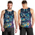 Plumeria Turtles Traditional Tribal Men Tank Top