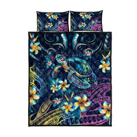 Plumeria Turtles Traditional Tribal Quilt Bed Set LT9 - Polynesian Pride