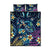 Plumeria Turtles Traditional Tribal Quilt Bed Set