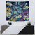 Plumeria Turtles Traditional Tribal Tapestry