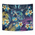 Plumeria Turtles Traditional Tribal Tapestry