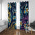 Plumeria Turtles Traditional Tribal Window Curtain