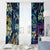 Plumeria Turtles Traditional Tribal Window Curtain