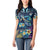 Plumeria Turtles Traditional Tribal Women Polo Shirt