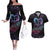 Personalised Your Life Matters Couples Matching Off The Shoulder Long Sleeve Dress and Hawaiian Shirt Suicide Prevention Awareness Semicolon Heart