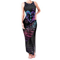 Personalised Your Life Matters Family Matching Tank Maxi Dress and Hawaiian Shirt Suicide Prevention Awareness Semicolon Heart