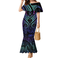 Personalised Your Story Isn't Over Family Matching Mermaid Dress and Hawaiian Shirt Suicide Prevention Awareness Semicolon Heart