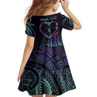 Personalised Your Story Isn't Over Family Matching Tank Maxi Dress and Hawaiian Shirt Suicide Prevention Awareness Semicolon Heart