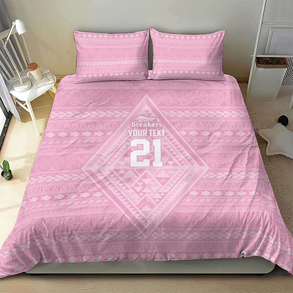 Custom New Zealand Basketball Indigenous Bedding Set - Polynesian Pride