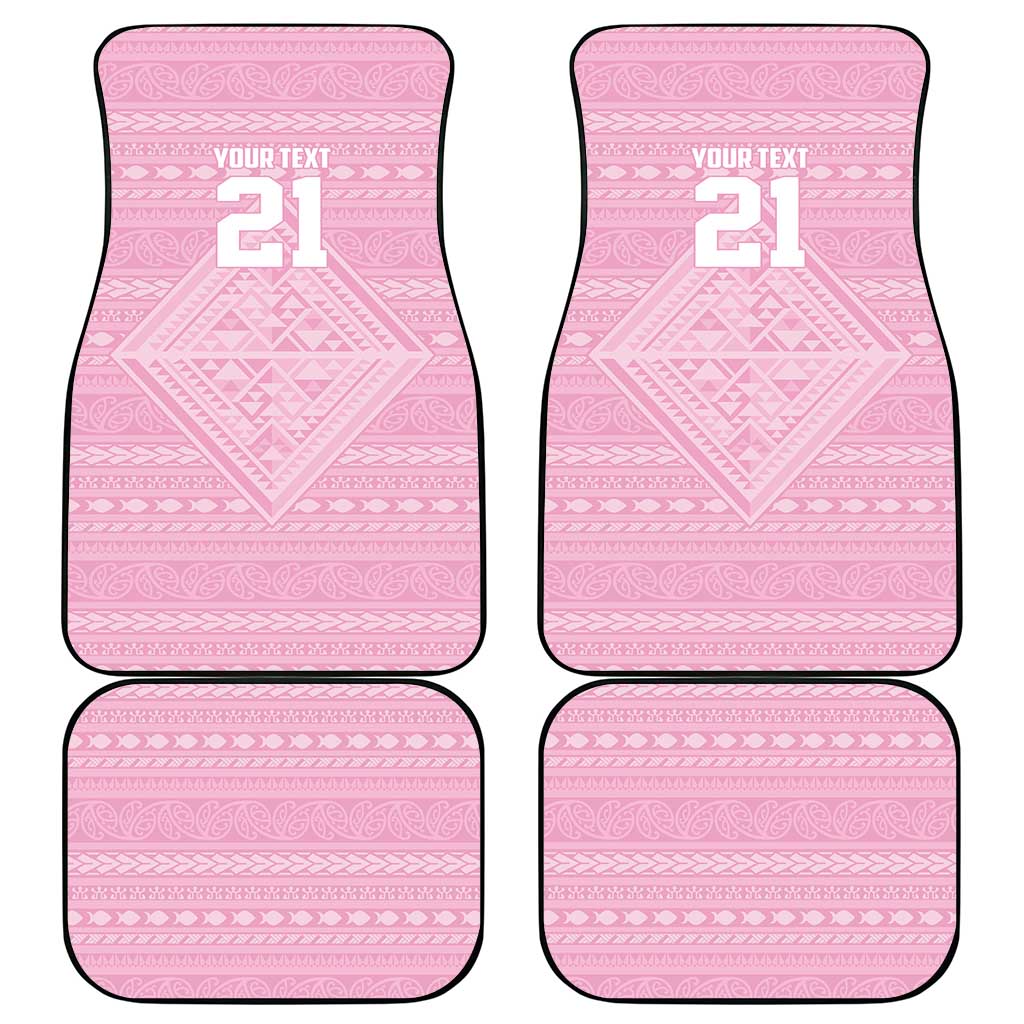 Custom New Zealand Basketball Indigenous Car Mats LT9 - Polynesian Pride