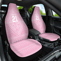Custom New Zealand Basketball Indigenous Car Seat Cover - Polynesian Pride