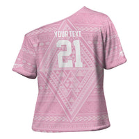 Custom New Zealand Basketball Indigenous Cross Shoulder Shirt LT9 - Polynesian Pride