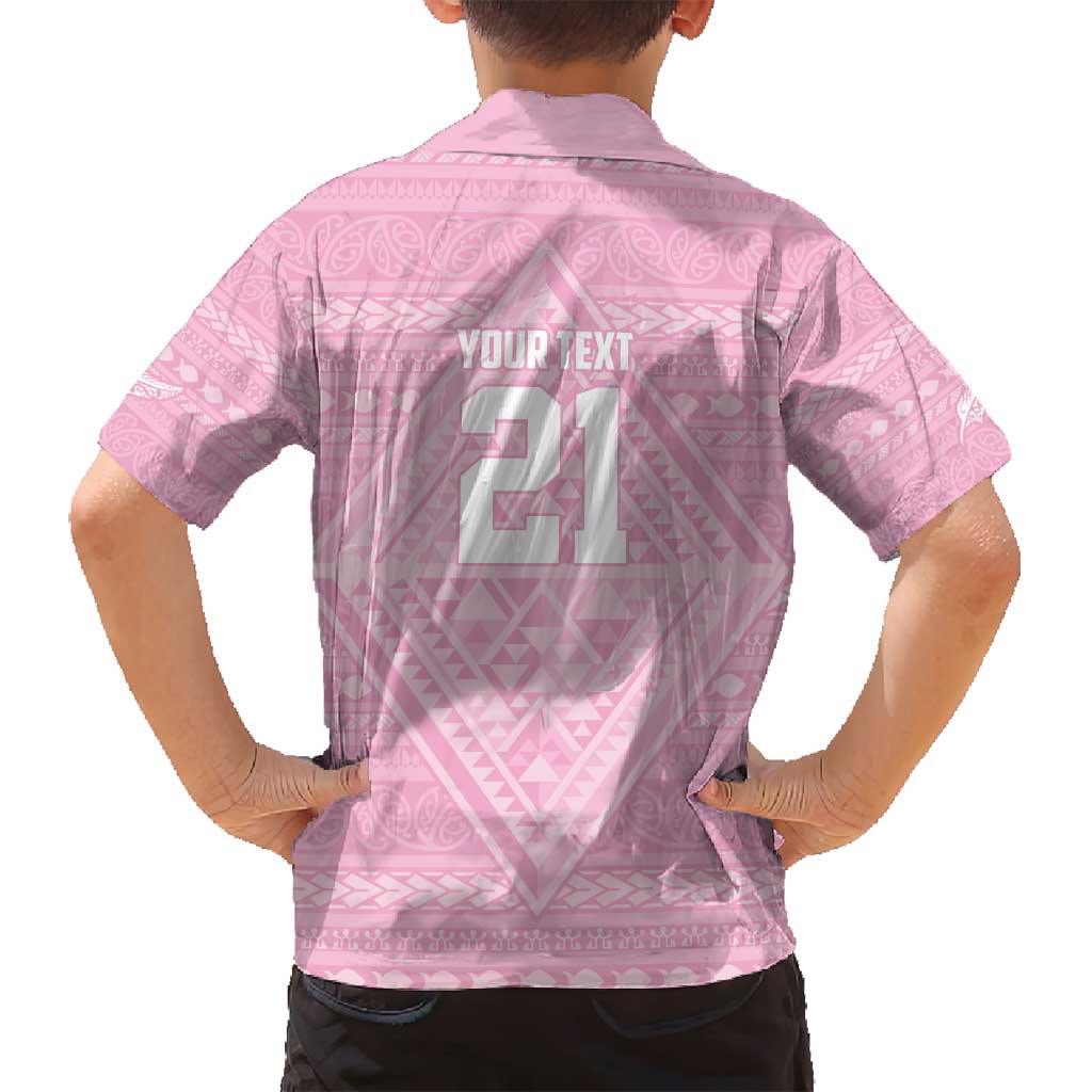 Custom New Zealand Basketball Indigenous Family Matching Puletasi and Hawaiian Shirt - Polynesian Pride